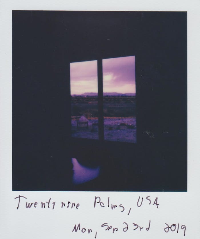 client-stories-img A nostalgic instant photo capturing a dusk view from Twentynine Palms, USA.